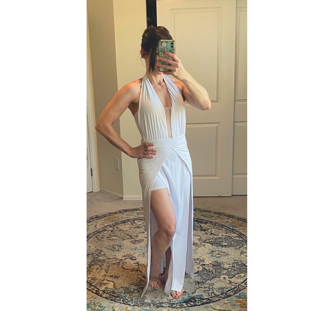 Carioca Dancefit “glamour dress” white one size